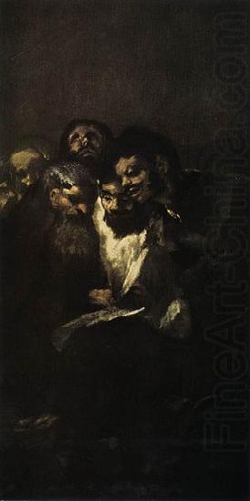 Francisco de Goya Reading china oil painting image